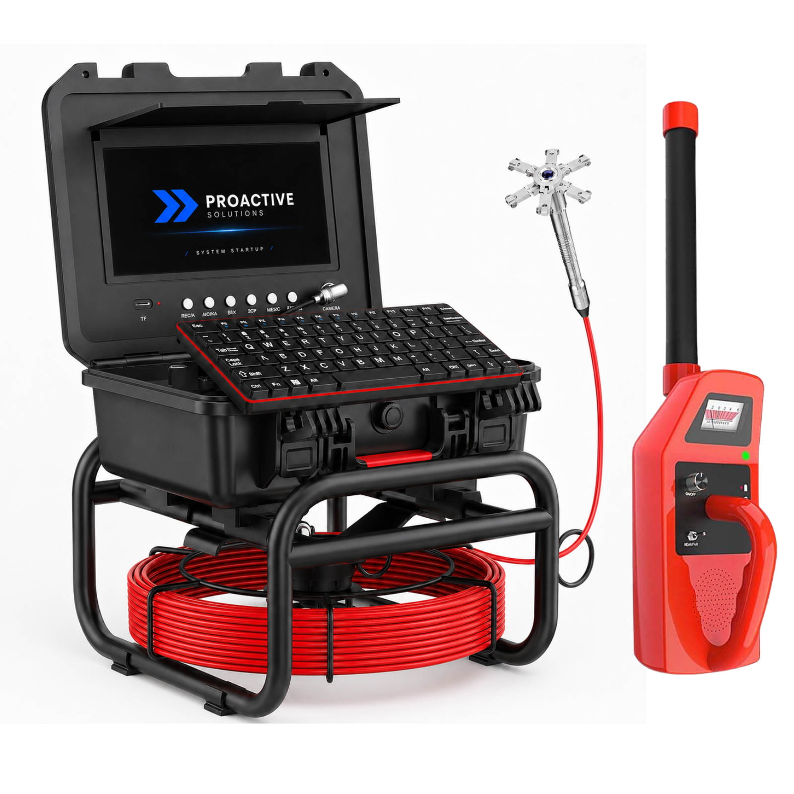 50M Sewer Camera - Pro Reporting System (With Locator)