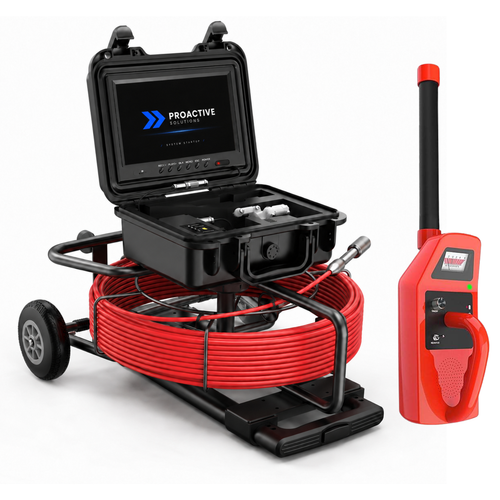 60m Sewer Camera - Commercial System (With Locator)