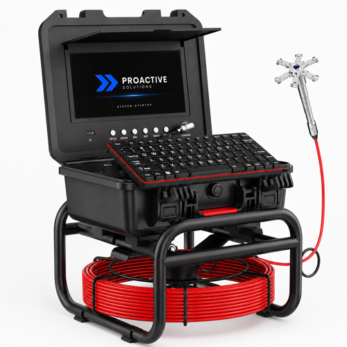 50M Sewer Camera - Pro Reporting System (With Locator)