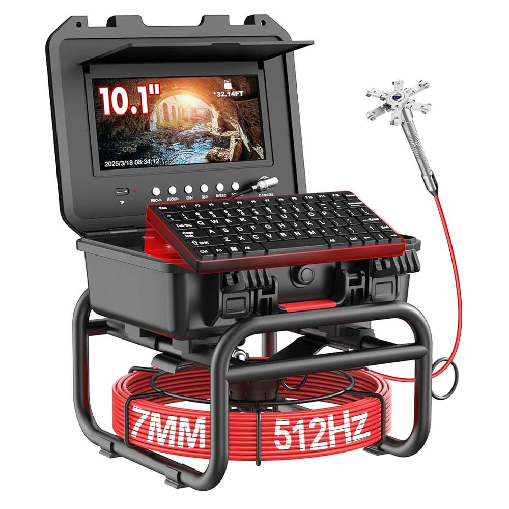 50M Sewer Camera - Pro Reporting System